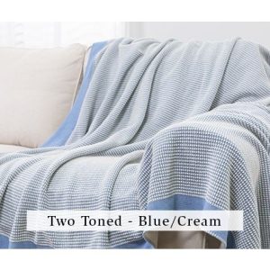 Two Toned Throw Blanket